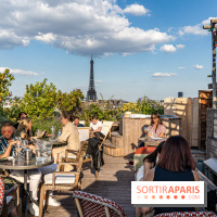 La terrasse en Rooftop du Brach, le bar perché dans un jardin potager -  A7C7674