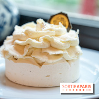 Thé glacé et pavlova Flower Summer chez Mariage Frères