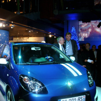 Le mardi 24 novembre, l'Atelier Renault organisait une soirée privée à l'occasion de la présentation de sa nouvelle Gordini. André en était l'invité d'honneur.