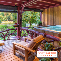 L’hôtel Les Étangs de Corot - bain jacuzzi