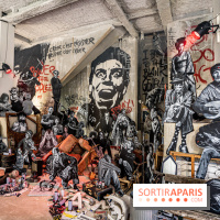 Exposition Jef Aérosol à Paris, 40 ans de pochoirs