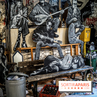 Exposition Jef Aérosol à Paris, 40 ans de pochoirs