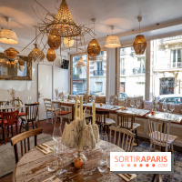 Bombarde restaurant méditerranéen et festif à Montmartre - salle