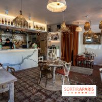 Bombarde restaurant méditerranéen et festif à Montmartre - salle