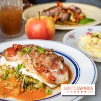 Bombarde restaurant méditerranéen et festif à Montmartre - cabillaud - pancetta - fondu de poireaux