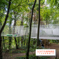 Accrocamp Poissy, le nouvel accrobranche au parc du château de Villiers