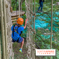 Accrocamp Poissy, le nouvel accrobranche au parc du château de Villiers
