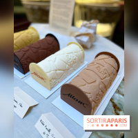 Bûches 2022 MAM - Bûche vanille caramel