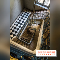 Les appartements de Madame Du Barry restaurés au Château de Versailles - escalier