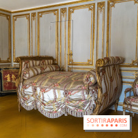 Les appartements de Madame Du Barry restaurés au Château de Versailles - chambre - lit