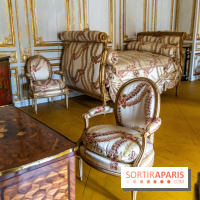 Les appartements de Madame Du Barry restaurés au Château de Versailles  - chambre - li