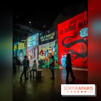Tintin, l'aventure immersive à l'Atelier des Lumières : l'exposition insolite à vivre - nos photos
