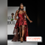 Le défilé des robes et tenues du Salon du Chocolat 2022 par les personnalités - photos - Clarisse Agbegnenou