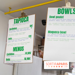 Onda, le restaurant Brésilen de tapiocas, crêpe de manioc - menu - carte