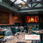 La Vela, le restaurant italien - méditerranéen de Boulogne - salle - cheminée