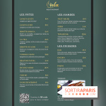 La Vela, le restaurant italien - méditerranéen de Boulogne - carte - menu