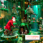 Vitrines de Noël du Printemps 2022, l’inauguration avec Naomie Campbell et Isabelle Huppert