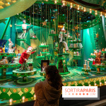 Vitrines de Noël du Printemps 2022, l’inauguration avec Naomie Campbell et Isabelle Huppert