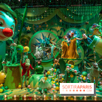 Vitrines de Noël du Printemps 2022, l’inauguration avec Naomie Campbell et Isabelle Huppert