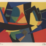 Maurice ESTEVE Lithographie en couleurs Galerie Paul Prouté