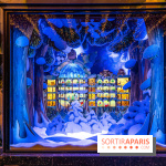 Les vitrines et sapin de Noël des Galeries Lafayette 2022