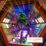 Les vitrines et sapin de Noël des Galeries Lafayette 2022