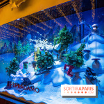 Les vitrines et sapin de Noël des Galeries Lafayette 2022