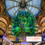 Les vitrines et sapin de Noël des Galeries Lafayette 2022