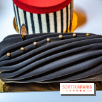 Bûches et thé de Noël Mariage Frère 2022 - bûche drapé noir