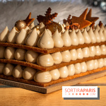 Bûches de Noël Candy Paradis 2022 Number Cake Caramel Marron