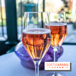 Grande Cascade restaurant 16e - Bois de Boulogne - champagne rosé
