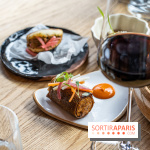 Ambos restaurant Paris - Cristina et Pierre Chomet - arepa - galette saucisse