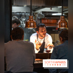 Ambos restaurant Paris - Cristina et Pierre Chomet - comptoir