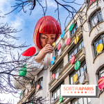 Yayoi Kusama chez Louis Vuitton sur les Champs-Elysées - photos 