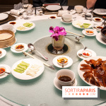 Le Menu du Nouvel an Chinois au Shang Palace - table