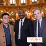 ©Rachid Bellak - Weiliang Shi PDG Huawei, Harry Roselmack et Eric Revel journaliste cnews (1)