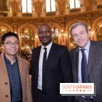 ©Rachid Bellak - Weiliang Shi PDG Huawei, Harry Roselmack et Eric Revel journaliste cnews (2)