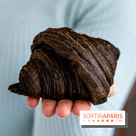 Bara boulangerie - pâtisserie à Paris -  croissant au charbon