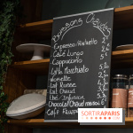 Chocolats chauds de Une Glace à Paris -  menu café