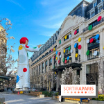 Yayoi Kusama face à la Samaritaine