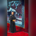 Trouble, l'exposition intriguante au Patronage Laïque Jules Vallès ! - LU Hang L Âne  225 cm x 145 cm   Huile sur toile   2022 