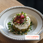 Papa Pool, le restaurant d'Arnaud Delvenne et Stéphane Rotenberg à Clamart -  salade de pomme de terre haddock