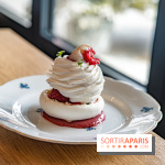Papa Pool, le restaurant d'Arnaud Delvenne et Stéphane Rotenberg à Clamart -  pavlova fruits rouges