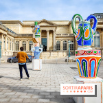 Exposition à l'Assemblée nationale : Alexandre Benjamin Navet décore la cour du Palais Bourbon