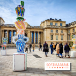 Exposition à l'Assemblée nationale : Alexandre Benjamin Navet décore la cour du Palais Bourbon
