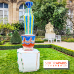 Exposition à l'Assemblée nationale : Alexandre Benjamin Navet décore la cour du Palais Bourbon