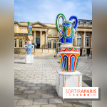Exposition à l'Assemblée nationale : Alexandre Benjamin Navet décore la cour du Palais Bourbon
