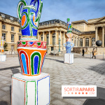 Exposition à l'Assemblée nationale : Alexandre Benjamin Navet décore la cour du Palais Bourbon