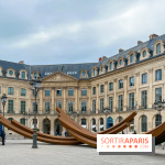 Les installations de Bernar Venet Place Vendôme