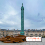 Les installations de Bernar Venet Place Vendôme